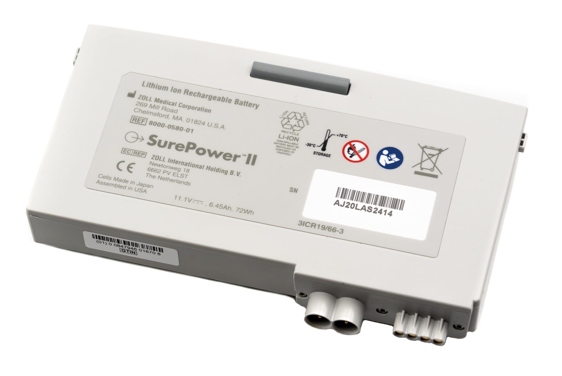 Zoll - X-Series, Propaq MD, Sure Power II, (8000-0580-01