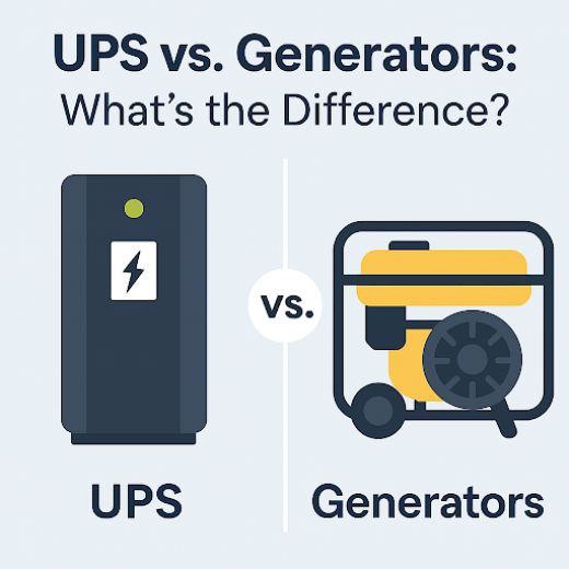 UPS vs. Generators: What’s the Difference?